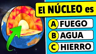 🌎 ¿Cuánto Sabes del PLANETA TIERRA? 🌋☄️ | FÁCIL a IMPOSIBLE | Quiz de Cultura General