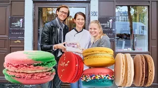 Learning how to make French Macarons in Paris! (pro chef secrets)