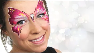 One-Stroke Butterfly Face Painting Tutorial | Ashlea Henson