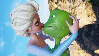 Dame Tu Cosita kiss Frozen Elsa