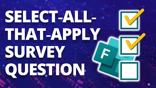 How to Analyze Select-All-That-Apply Survey Questions in Excel ✅ [MS FORMS!]