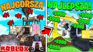 NAJGORSZA KOPARKA vs NAJLEPSZA KOPARKA W ROBLOX! 🚜😱