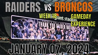 Raiders Vs Broncos At Allegiant Stadium | Jan 07, 2024