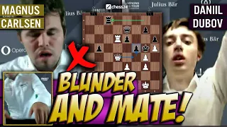 Magnus Almost Breaks His Laptop After Dubov Eliminates Him | Carlsen vs Dubov - Airthings Masters