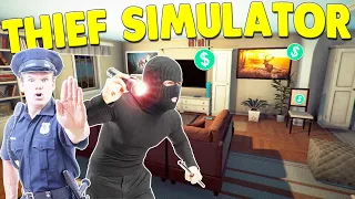 Getting BUSTED BY POLICE Big Heists GONE WRONG in Thief Simulator