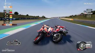 MotoGP 23 - Marc Marquez - 7 Laps - Estoril Circuit - Fuel Management - Gameplay