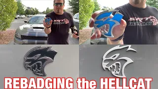 ReBadging the Hellcat. The 2018 Charger Hellcat Badge that Should Have Been! Review & Installation!