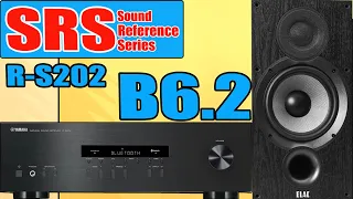 [SRS] ELAC Debut 2.0 B6.2 Bookshelf Speakers / Yamaha R-S202 Stereo Receiver