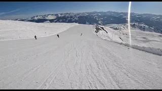 Hochzillertal, Piste 6, one of the best runs in the Zillertal Valley