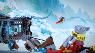 LEGO® CHIMA™ - Phoenix Fire Temple vs. Ice Mammoth Stomper