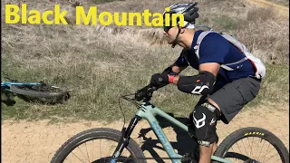 Mountain Biking at Black Mountain. Don't trust Trailforks trail difficulty  ratings...