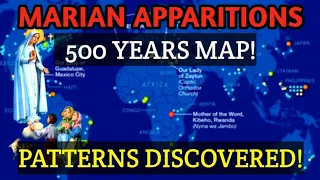 Map of 500 Years of the Virgin Mary’s Miraculous Apparitions! Amazing Patterns Discovered!
