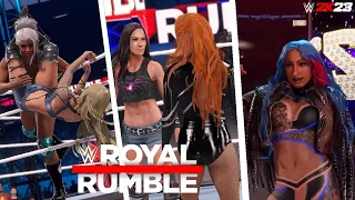 WWE Women's Royal Rumble match 2024 | Prediction Highlights WWE 2K23