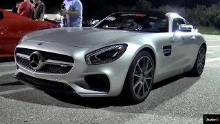 First ! 2016 AMG GT Model S 1/4 Mile Drag Race Video - Baseline Stock Passes - - Road Test TV ®