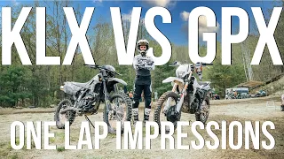 KLX250 vs Chinese Knock-Off! || One Lap Impressions