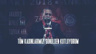 Cumhurbaşkanı Recep Tayyip Erdoğan: Tüm kadınlarımızı gönülden kutluyorum | A Haber