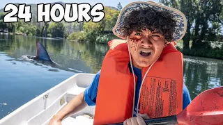 Surviving 24 Hours On A Lake - Challenge