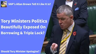 Tory Minister's Politics Beautifully Made To Look Foolish Over Triple Lock?