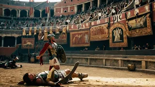 Gladiatores en el coliseo romano #batalla #imperioromano #gladiadores #lucha