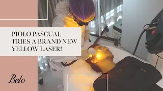 Piolo Pascual Tries a Brand New YELLOW Laser! - ADVALight | Belo Medical Group