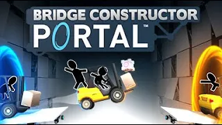 Bridge Constructor Portal Part 1 - Longplay Full Game No Commentary