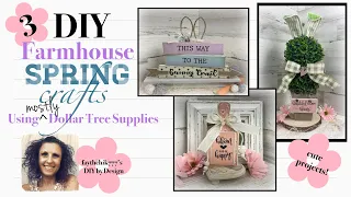 DIY Dollar Tree Spring Crafts 2022 | DIY Spring Crafts | DIY Dollar Tree Farmhouse Spring Crafts