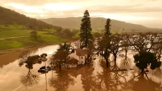 Kalifornien: Drohnenbilder zeigen Ausmaß der Flut | AFP