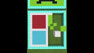 Minecraft Falling Pixel Art #27 (Microsoft) |#shorts