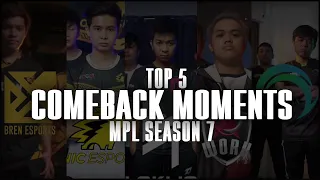 MPL-PH SEASON 7 COMEBACK MOMENTS || BEST OF THE BEST PLAYS!