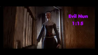 Evil nun extreme mode in one minute any% glitchless (1:15, WR)