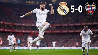 Real Madrid Vs Levante // All Goals & Highlights