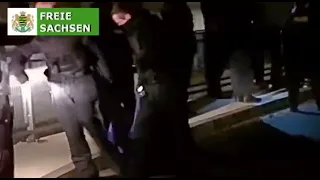 Lichtenstein: Polizei schlägt Menschen nieder