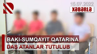 Bakı-Sumqayıt qatarına daş atanlar tutulub - Yetkinlik yaşına çatmayan şəxslərin izahatları alınıb