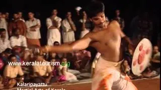 Vadipayattu or Fighting with sticks in Kalaripayattu