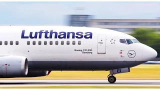 Lufthansa Boeing 737-330 - Bamberg (D-ABEI) Takeoff at Prague Airport