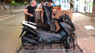 UNBOXING ZONTES 350E SCOOTER 2024 BLACK