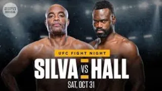 Silva Vs Hall || UFC Fight Night ||