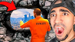 قراند 5 : مود السجن - اخطر هروب من السجن - GTA V PRISON MOD !!