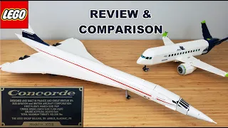 LEGO ICONS CONCORDE | Review & Comparison