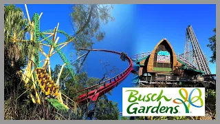 Walk with us! Busch Gardens Tampa Bay Walking Tour | 4K Video