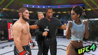 Khabib Nurmagomedov vs. Tianna Gregory | Model  (EA sports UFC 4)