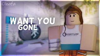 Portal 2 - Want you gone (Roblox music video)