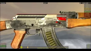 How Does The AK 47 Work   3D Animation Model HD