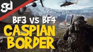 BF3 vs BF4 - Caspian Border Comparison "Second Assault"