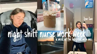 NIGHT SHIFT NURSE WEEK IN THE LIFE | coffee, day shift, lunch, sunday reset