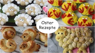 Süße Oster Rezepte 💐Hefe Lamm 🐑Küken Muffins 🐣Carrot Cake 🐰Bienen Torte 🐝🍰...