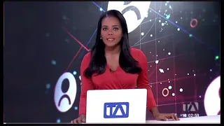 Presentadora  Noticiero Nacional  Teleamazonas Medio día