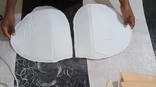 How to make HIP and BUTT PAD for Dress (DETAILED)