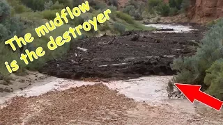 Incredible frames mudflows