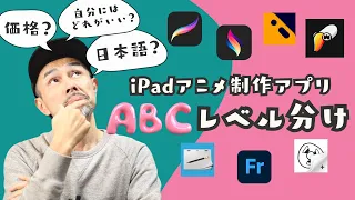 iPadアニメ制作アプリのレベル分けABC！価格は？日本語対応は？あなたはどれにする？